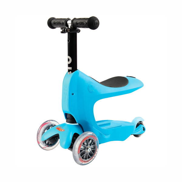 Самокат Micro серії Mini2go Deluxe Plus - Блакитний