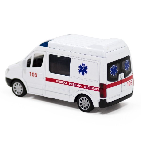 Машинка металева "Mercedes-Benz Sprinter Швидка допомога"