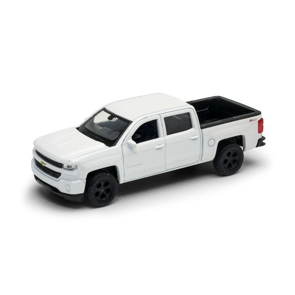 Автомодель - Chevrolet Silverado 2017 (перламутрово-білий, чорний)