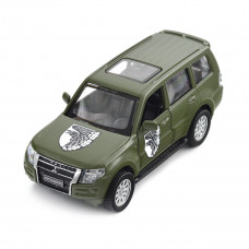 Машинка металева із серії "Шеврони Героїв" - Mitsubishi Pajero 4WD Turbo - "93 ОМБР"