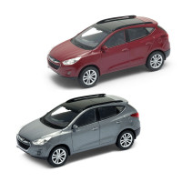 Автомодель - Hyundai Tucson IX35 (сріблясто-сірий, червоний металік)