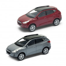 Автомодель - Hyundai Tucson IX35 (сріблясто-сірий, червоний металік)
