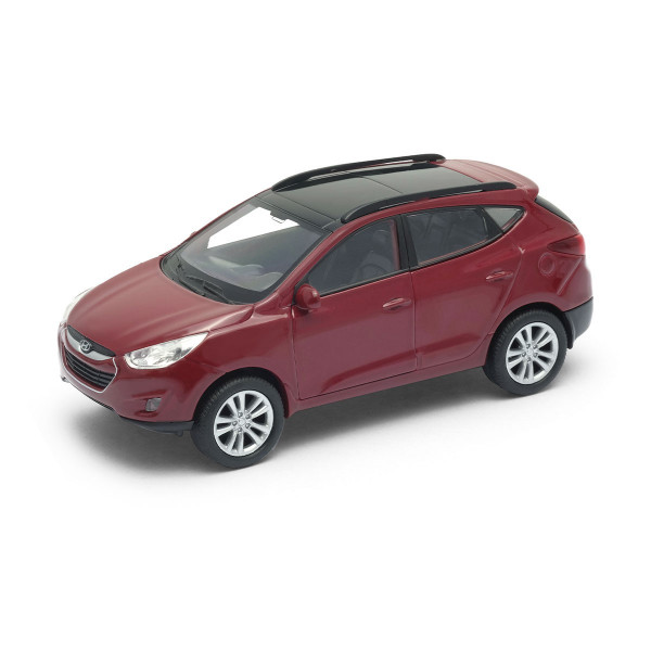 Автомодель - Hyundai Tucson IX35 (сріблясто-сірий, червоний металік)