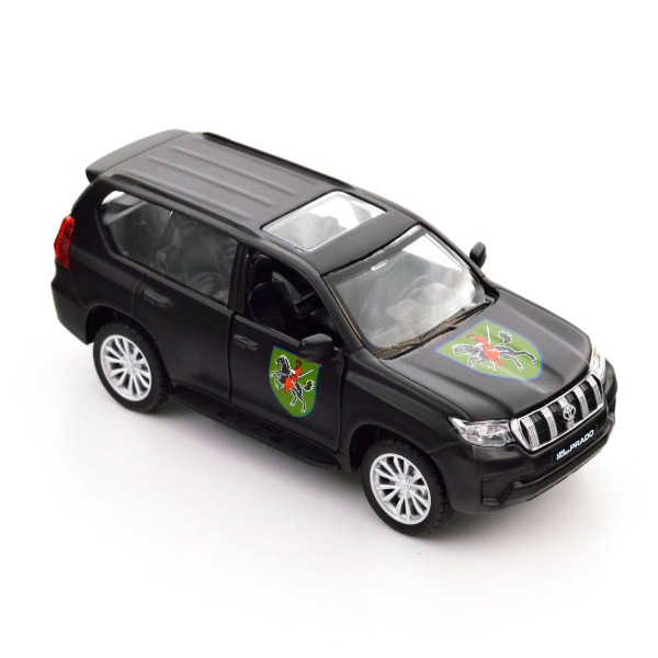Машинка металева із серії "Шеврони Героїв" - Toyota Land Cruiser Prado - "110 ОМБР"