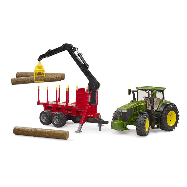 Модель Bruder Трактор John Deere з причепом та маніпулятором 1:16 (03154)