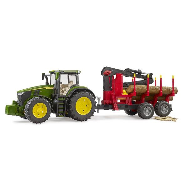 Модель Bruder Трактор John Deere з причепом та маніпулятором 1:16 (03154)
