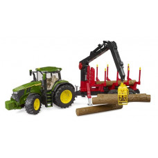 Модель Bruder Трактор John Deere з причепом та маніпулятором 1:16 (03154)