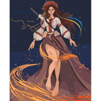 Картина за номерами ArtCraft Незламна 40х50 см (10076-AC)