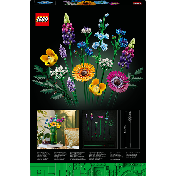 Конструктор LEGO Icons Букет польових квітів 939 деталей (10313)