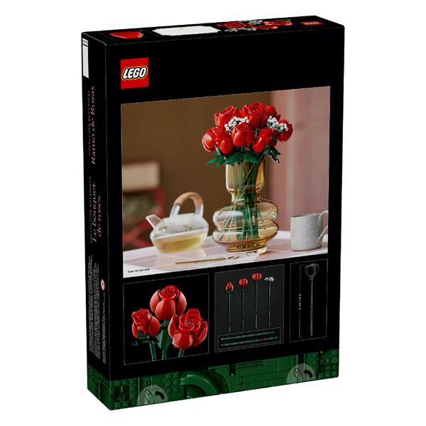 Конструктор LEGO Icons Букет троянд 822 деталі (10328)