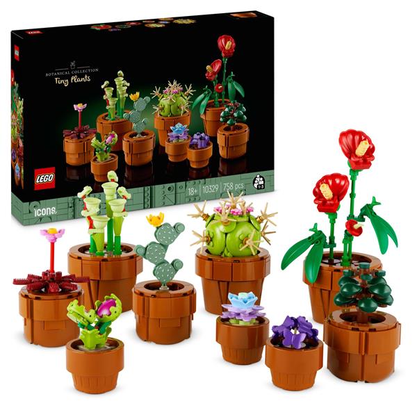 Конструктор LEGO Botanicals Мініатюрні рослини 758 деталей (10329)