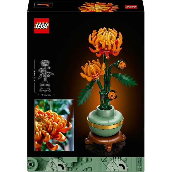 Конструктор LEGO Icons Хризантема 278 деталей (10368)