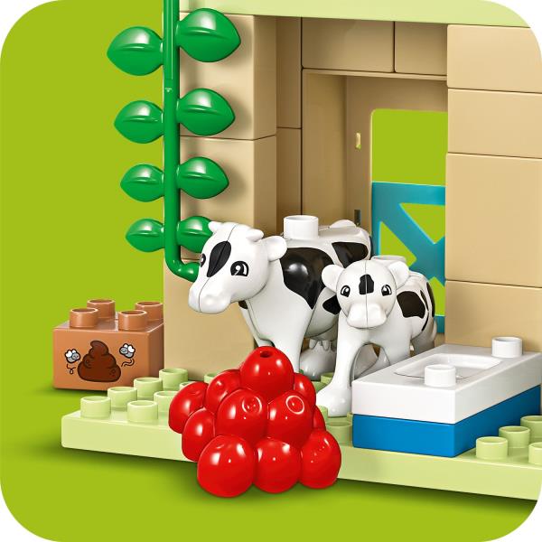 Конструктор LEGO DUPLO Town Догляд за тваринами на фермі 74 деталі (10416)