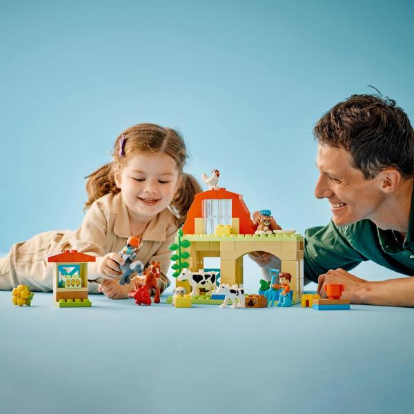 Конструктор LEGO DUPLO Town Догляд за тваринами на фермі 74 деталі (10416)