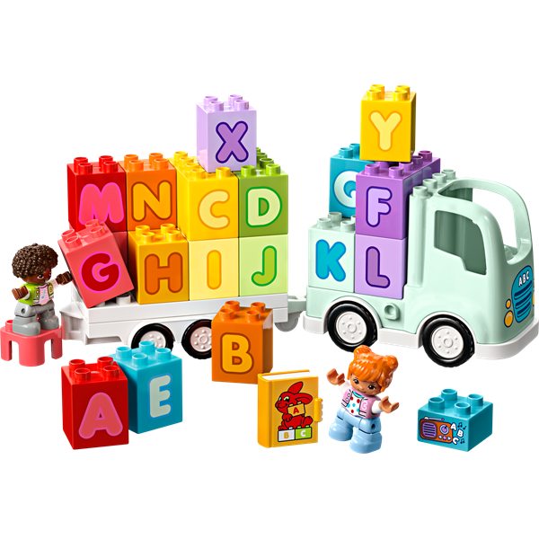 Конструктор LEGO DUPLO Town Вантажівка з абеткою 36 деталей (10421)