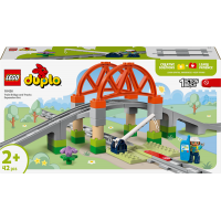 Конструктор LEGO DUPLO Town Залізничний міст і колії додатковий набір 42 деталі (10426)