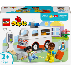 Конструктор LEGO DUPLO Швидка допомога та водій 19 деталей (10447)
