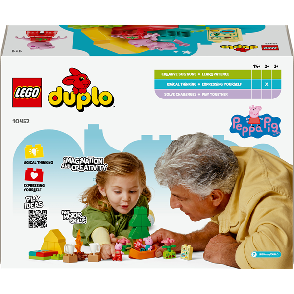 Конструктор LEGO DUPLO Свинка Пеппа Туристичний похід 32 деталі (10452)