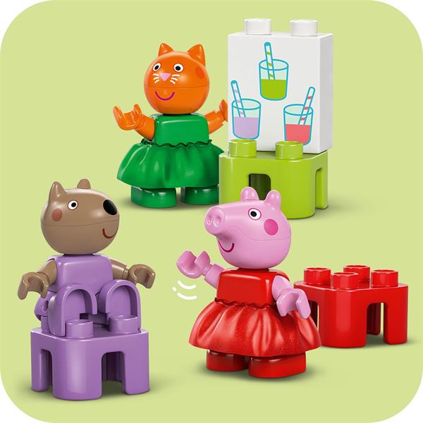 Конструктор LEGO DUPLO Свинка Пеппа Ярмарок розваг 53 деталі (10453)