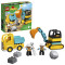Конструктор LEGO DUPLO Вантажівка та гусеничний екскаватор 20 деталей (10931)