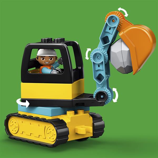 Конструктор LEGO DUPLO Вантажівка та гусеничний екскаватор 20 деталей (10931)