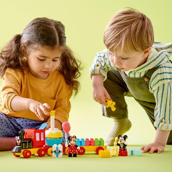 Конструктор LEGO DUPLO Disney Святковий поїзд Міккі та Мінні 22 деталі (10941)