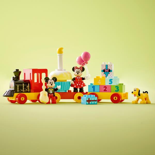 Конструктор LEGO DUPLO Disney Святковий поїзд Міккі та Мінні 22 деталі (10941)