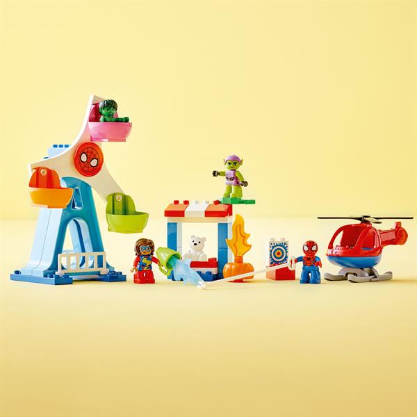 Конструктор LEGO DUPLO Super Heroes Людина-павук і друзі Пригоди на ярмарку 41 деталь (10963)
