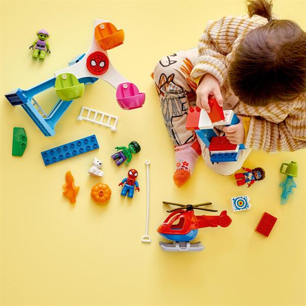 Конструктор LEGO DUPLO Super Heroes Людина-павук і друзі Пригоди на ярмарку 41 деталь (10963)