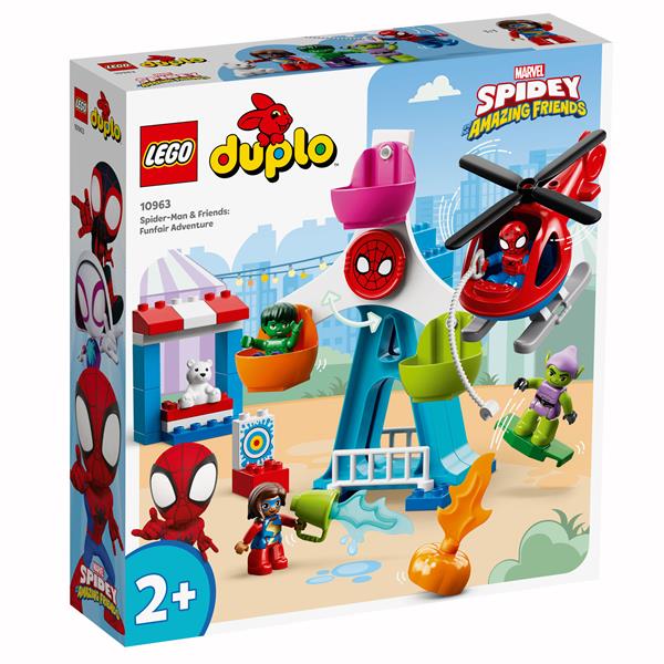 Конструктор LEGO DUPLO Super Heroes Людина-павук і друзі Пригоди на ярмарку 41 деталь (10963)