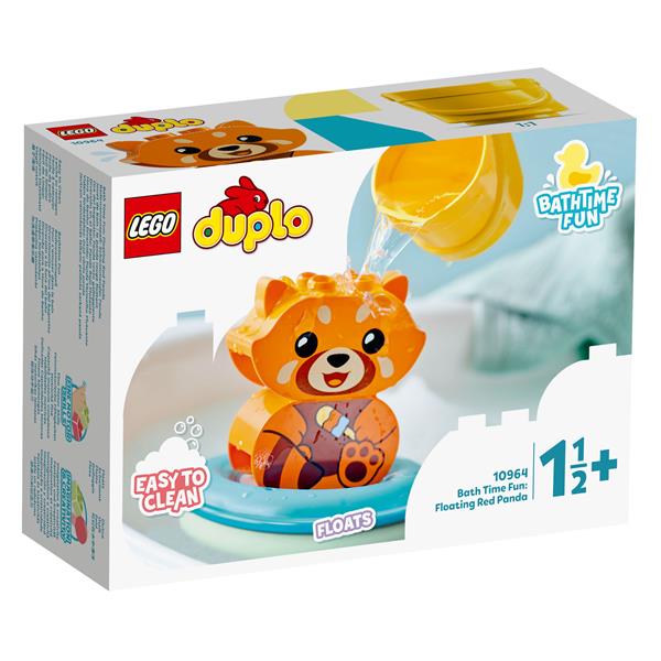 Конструктор LEGO DUPLO My First Веселе купання Плаваюча червона панда 5 деталей (10964)