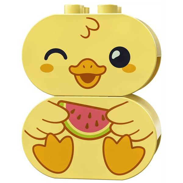 Конструктор LEGO DUPLO My First Веселе купання Плаваючий поїзд із тваринками 14 деталей (10965)