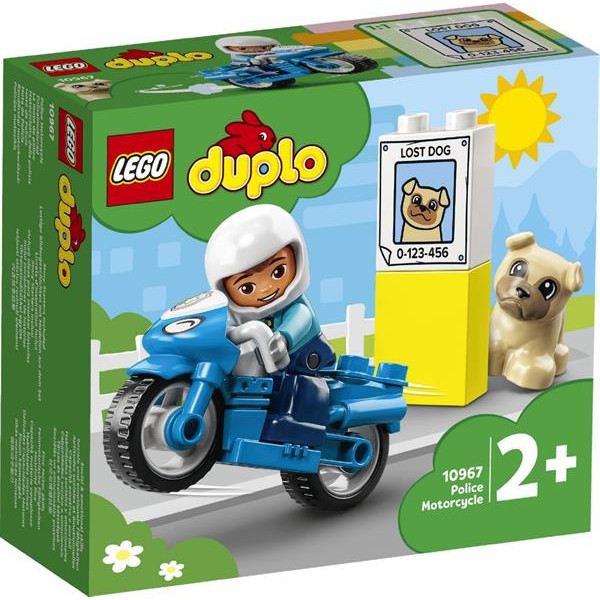 Конструктор LEGO DUPLO Rescue Поліцейський мотоцикл 5 деталей (10967)