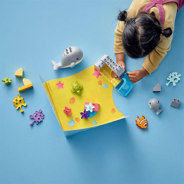 Конструктор LEGO DUPLO Animals Мешканці океану 32 деталі (10972)