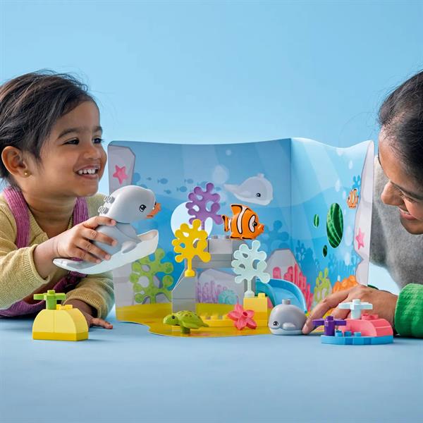 Конструктор LEGO DUPLO Animals Мешканці океану 32 деталі (10972)