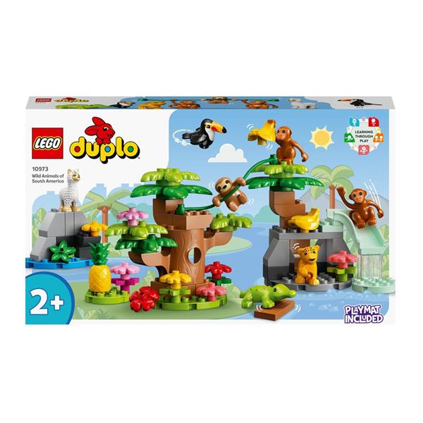 Конструктор LEGO DUPLO Animals Дикі тварини Південної Америки 71 деталь (10973)