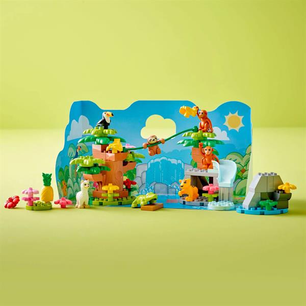 Конструктор LEGO DUPLO Animals Дикі тварини Південної Америки 71 деталь (10973)