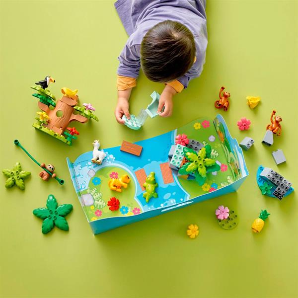 Конструктор LEGO DUPLO Animals Дикі тварини Південної Америки 71 деталь (10973)