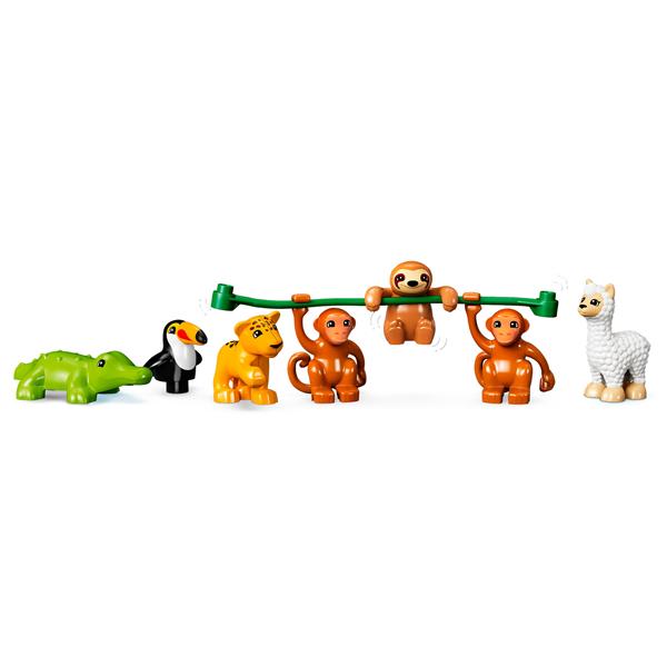 Конструктор LEGO DUPLO Animals Дикі тварини Південної Америки 71 деталь (10973)