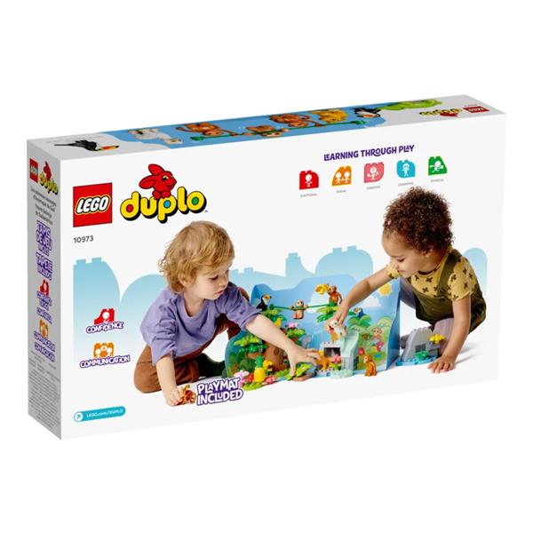 Конструктор LEGO DUPLO Animals Дикі тварини Південної Америки 71 деталь (10973)