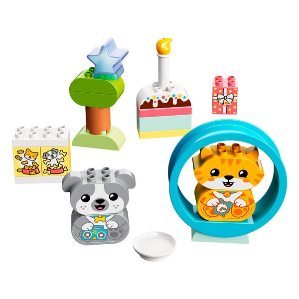 Конструктор LEGO DUPLO My First Моє перше цуценя та кошеня зі звуками 22 деталі (10977)