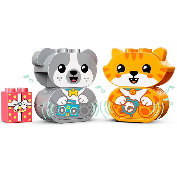 Конструктор LEGO DUPLO My First Моє перше цуценя та кошеня зі звуками 22 деталі (10977)