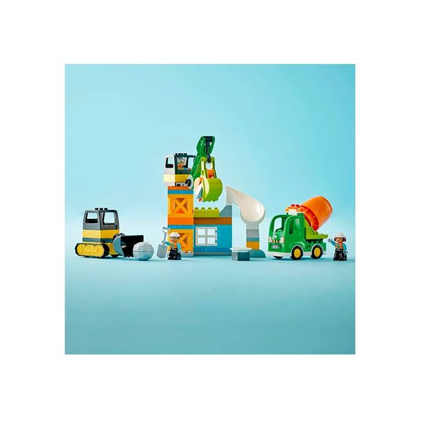 Конструктор LEGO DUPLO Town Будівельний майданчик 61 деталь (10990)