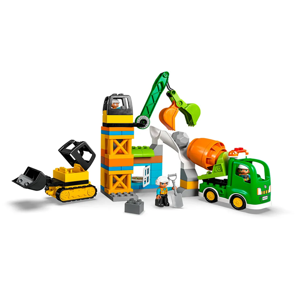 Конструктор LEGO DUPLO Town Будівельний майданчик 61 деталь (10990)