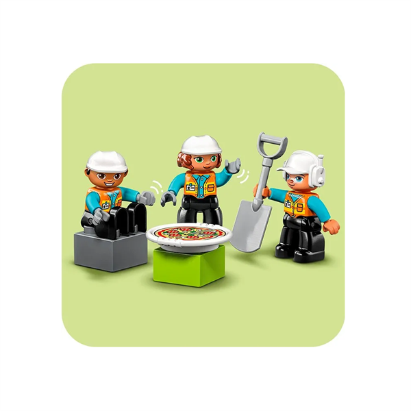 Конструктор LEGO DUPLO Town Будівельний майданчик 61 деталь (10990)