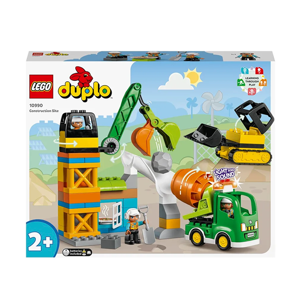 Конструктор LEGO DUPLO Town Будівельний майданчик 61 деталь (10990)