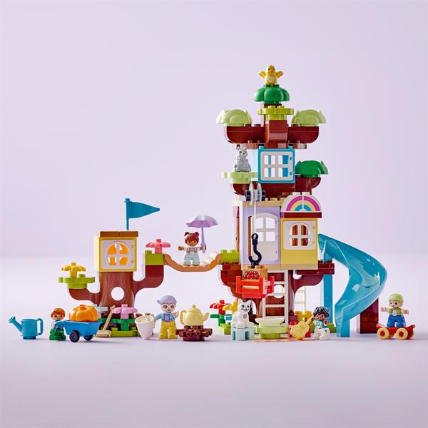 Конструктор LEGO DUPLO Town Будиночок на дереві 3 в 1, 126 деталей (10993)