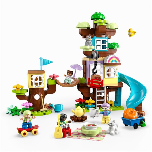 Конструктор LEGO DUPLO Town Будиночок на дереві 3 в 1, 126 деталей (10993)