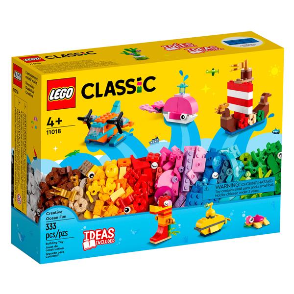 Конструктор LEGO Classic Творчі веселощі в океані 333 деталі (11018)