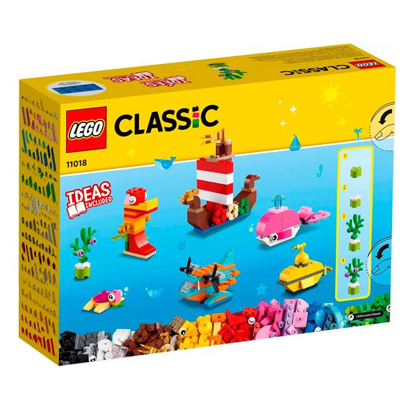 Конструктор LEGO Classic Творчі веселощі в океані 333 деталі (11018)